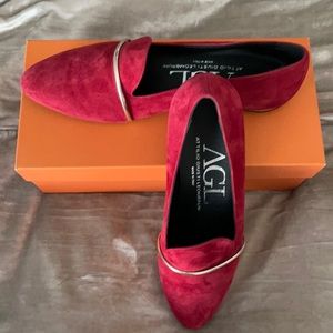 Brand New - Never Worn comfortable AGL Red flats